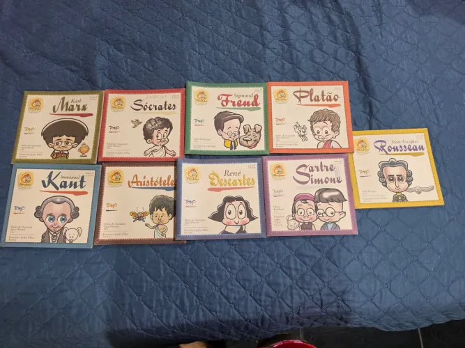 Lote Coleção Filosofinhos - Tomo Editorial (9 Livros Seminovos)