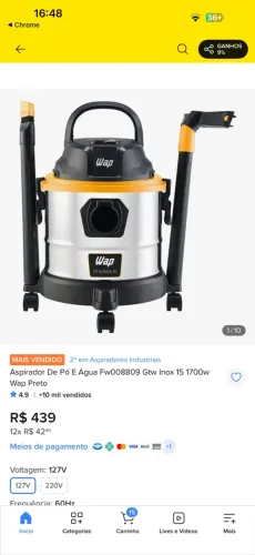 Aspirador de pó 