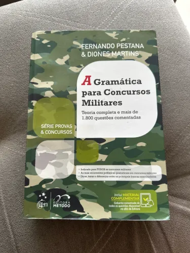 A Gramatica para Concursos Militares - Livro do Pestana