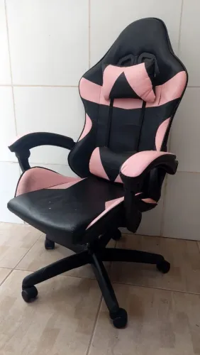 Cadeira Computador Gamer Rosa