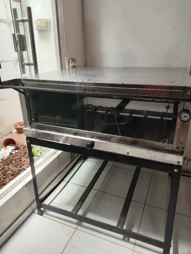 Fogão industrial em aço inox 95x95