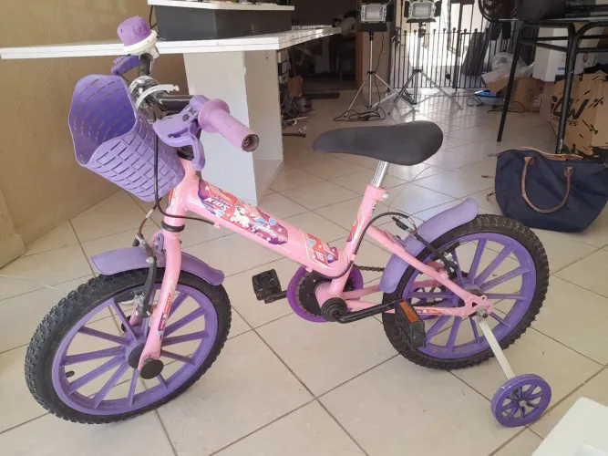 Bicicleta kids novissima rosa