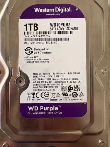 Disco Externo 1TB Western Digital Purple
