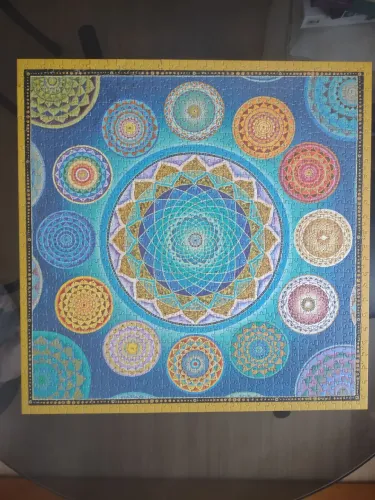 Quebra cabeça 1000 peças - Pomegranate Mandala World