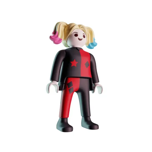 Arlequina Playmobil DC Comics Kinder Ovo 