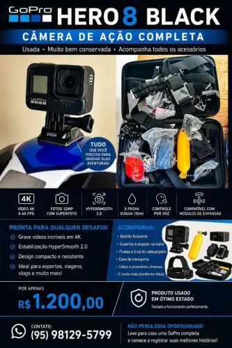 GOPRO HERO 8 BLACK