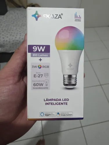 Lâmpada inteligente Ekaza (Kit com 7 unidades)