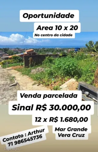Loteamento Paraiso Verde em Mar Grande