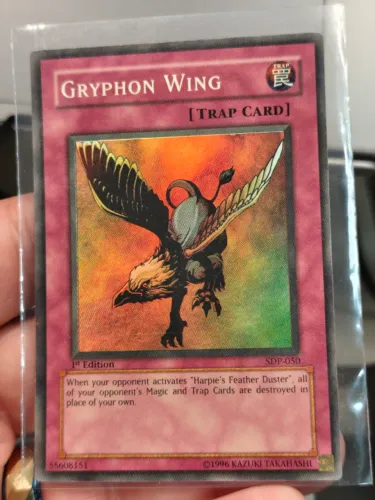 Gryphon Wing SDP-050 1st Edition 2003 Armadilha Near Mint Yu-Gi-Oh!