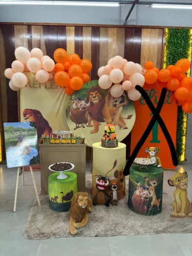 Kit capas de cilindro e painel do Rei Leão usado só uma vez
