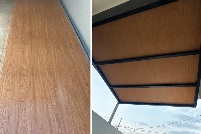 Telhas sanduíche 3 Unidade de 3x3,65 foi instalada e retirada comprei na cor errada