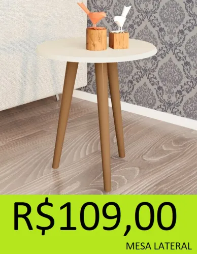 MESA LATERAL PARA DECORAÇAO DA SUA SALA = RECEBA EM ATE 72H