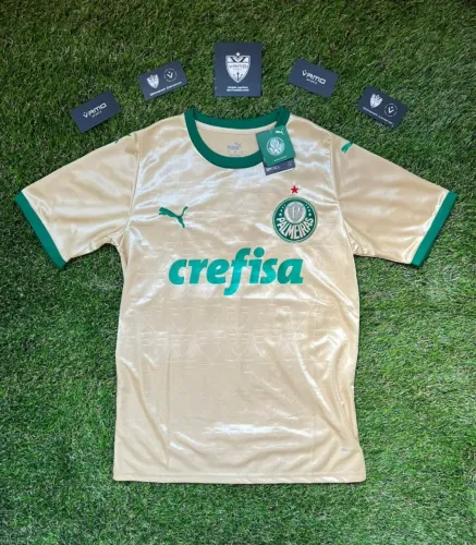 Camisa Palmeiras III 24/25 - Puma - Torcedor - Dourada