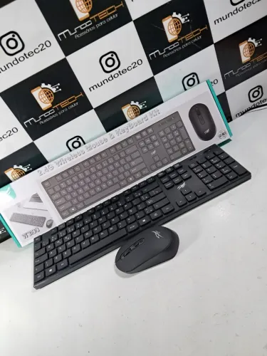 Kit Teclado e mouse sem Fio