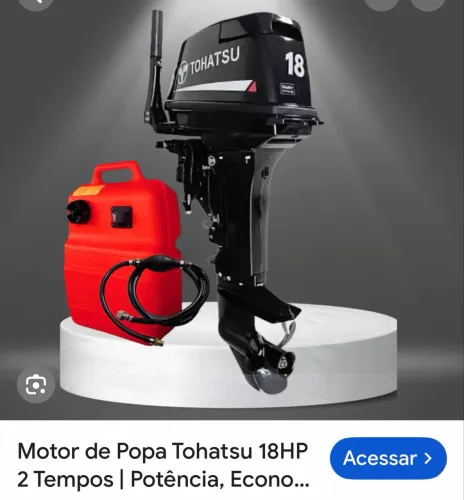 MOTOR DE PÔPA TOHATSU 18 HP