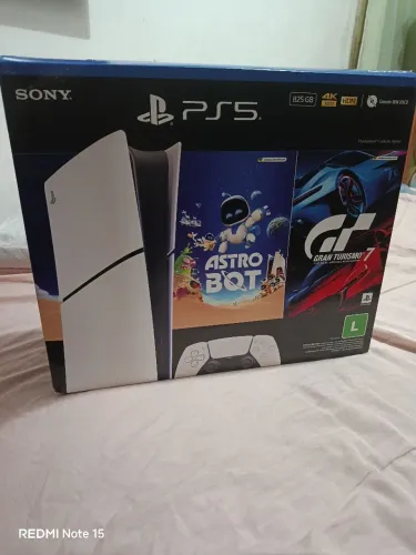 PS5 Slim 825GB Completo 9 MESES USO