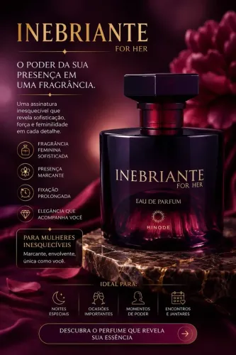 Perfume feminino inebriante