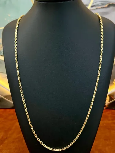 Cordão de ouro Cartier cadeado 30.5g maciço ( LOJA )