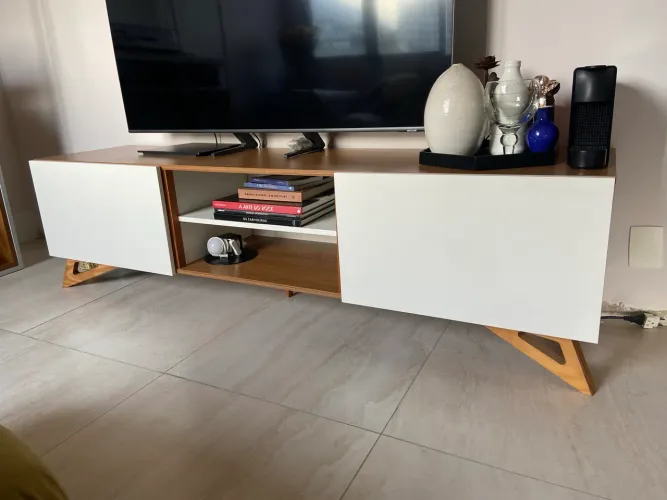 Rack Itaim 2 Portas Branco