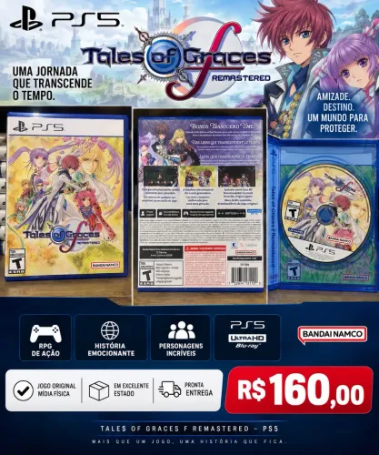 Jogo do PlayStation 5 Tales of grace f remastered
