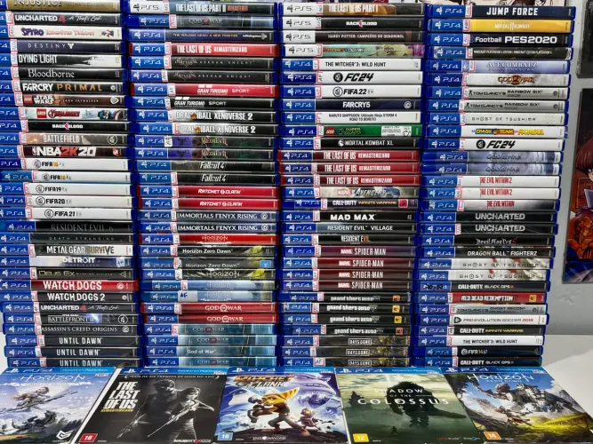 Jogos de PS4 e PS5