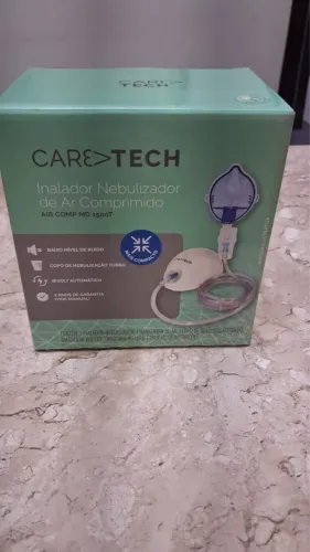 Inalador nebulizador de ar comprimido - Caretech