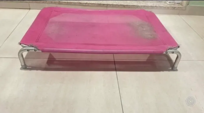 Cama para caes estrutura em alumínio