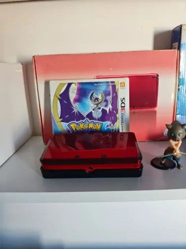 Nintendo 3Ds Vermelho + Caixa + Acessórios originais