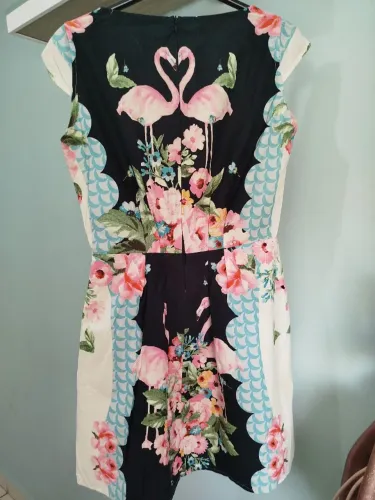 Vestido antix flamingos tamanho P