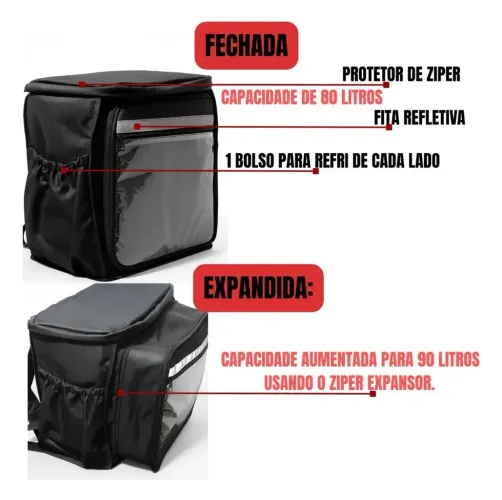 Bag Motoboy Entregador Impermeável