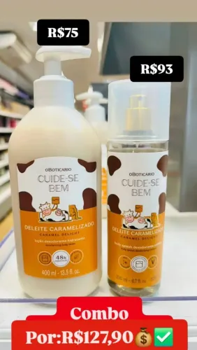 Combo deleite caramelizado