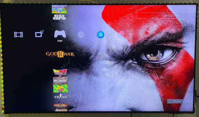 PS3 com 400 jogos (Entrega Grátis)