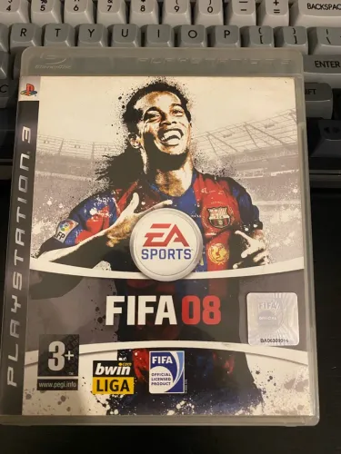 FIFA 08 PS3 Original - Edição Europeia- Ronaldinho