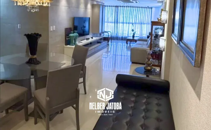 Apartamento em Pajuçara Frente Mar, Mobiliado, 3 Suítes