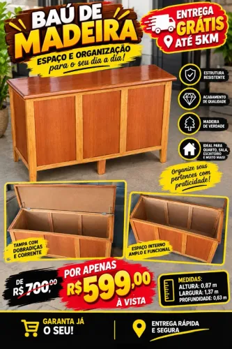 CAIXA DE ENXOVAL GRANDE NOVA PROMOÇÃO