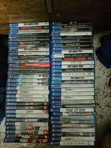 Jogos ps4 6 por 200 leia 