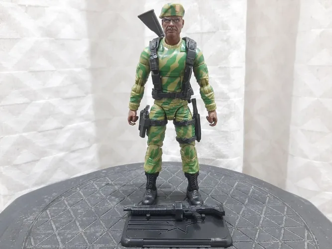 Figura de Ação GIJoe Classified SGT STALKER Retro Cardback (Loose)