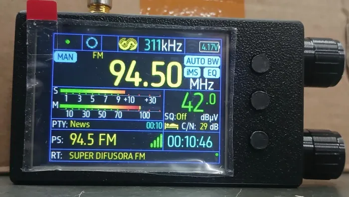 Radio digital dsp mini tef6686 am fm oc ñ tecsun xhdata qodosen Sony grundig motobras