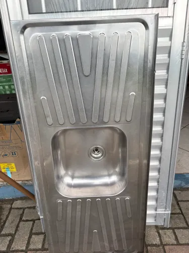 Pia de inox 1.20 semi nova