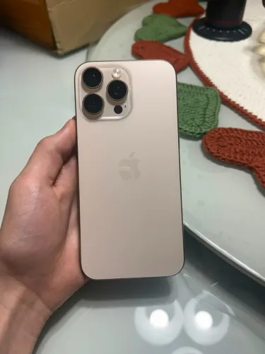 ? IPHONE 16 PRO MAX DOURADO 256 GB ?
