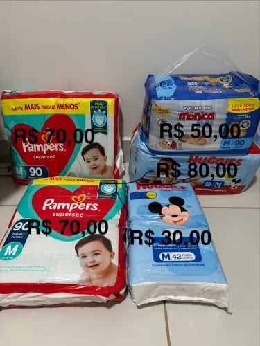 Combo de fraldas