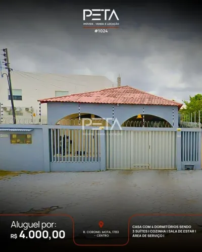 Casa com 4 quartos, Centro - Boa Vista