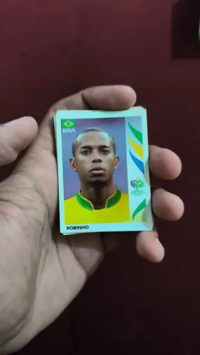 Robinho e Roque Junior, figurinhas copa do mundo 2006