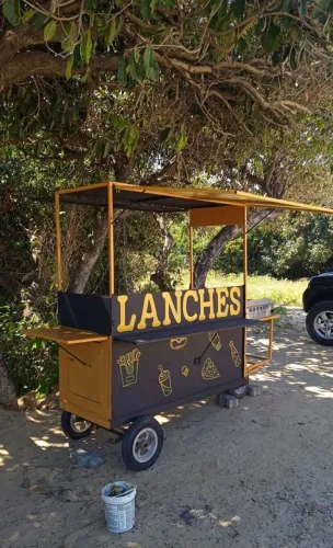 Carrinho de lanche .. tapioca e sanduíche
