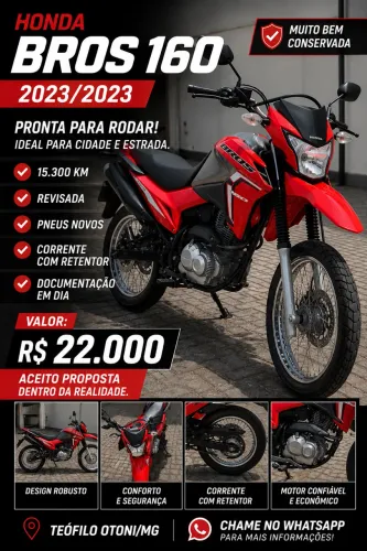 Bros 160 2023 Novinha!!!