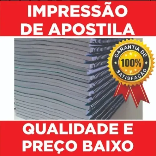 IMPRESSÃO DE APOSTILAS, LIVROS DOCUMENTOS E PDFs - RÁPIDO E BARATO