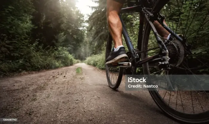 bicicletas e aparelho de ginástica
