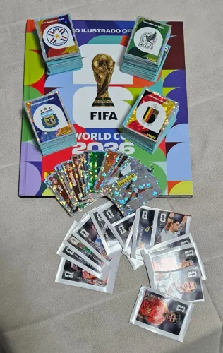 Album da Copa 2026 capa dura COMPLETO, sem colar