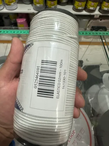 Elástico roliço 2mm
