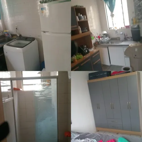 Apartamento semi mobiliado 